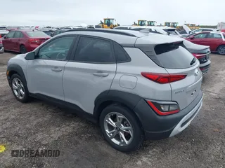 2022 Hyundai Kona SEL with VIN KM8K32AB6NU766385, listed as a IAAI auction lot 40500060 with 18,914 mi miles and . Bid and sale history available at DreamBid. Image 3.