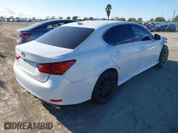 2014 Lexus GS 350 with VIN JTHCE1BL6E5025540, listed as a IAAI auction lot 41725095 with 91,907 mi miles. Bid and sale history available at carsss.com. Image 4.