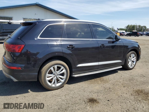 2018 Audi Q7 Premium Plus with VIN WA1LAAF70JD051877, listed as a Copart auction lot 54546685 with 121,056 mi miles and Clean Title. Bid and sale history available at carsss.com. Image 3.