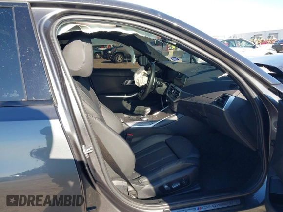 2020 BMW 3 Series M340i with VIN WBA5U7C04LFH15329, listed as a IAAI auction lot 41383675 with Not Provided miles. Bid and sale history available at carsss.com. Image 5.