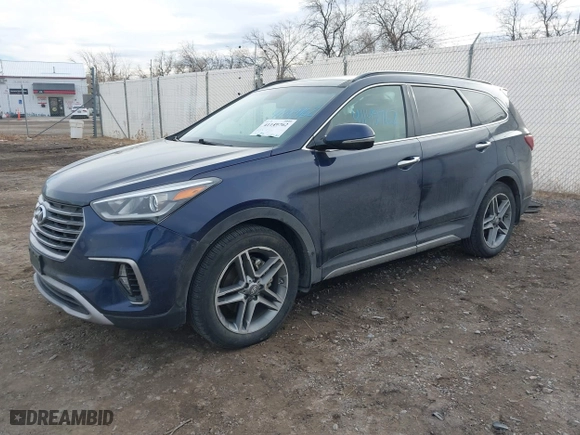 2017 Hyundai Santa Fe Limited Ultimate with VIN KM8SRDHF4HU214472, listed as a IAAI auction lot 41149762 with 54,549 mi miles. Bid and sale history available at carsss.com. Image 19.