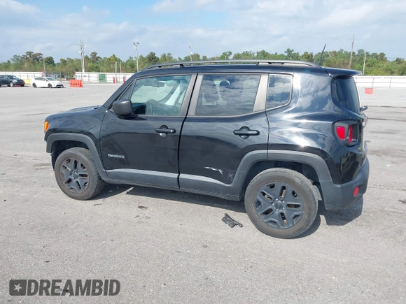 2018 Jeep Renegade Sport with VIN ZACCJBAB5JPH88551, listed as a IAAI auction lot 40937138 with 80,321 mi miles. Bid and sale history available at carsss.com. Image 15.