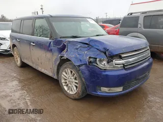 2015 Ford Flex SEL z VIN 2FMGK5C82FBA13732, wystawiony jako IAAI lot #41538558 z przebiegiem 110 402 mil mil oraz . Historia ofert i sprzedaży dostępna na DreamBid. Obrazek 1.