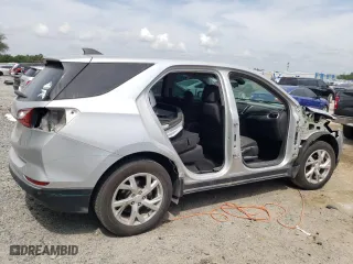 2020 Chevrolet Equinox LT with VIN 3GNAXKEV0LS506822, listed as a Copart auction lot 53157615 with 58,604 mi miles and Non Repairable. Bid and sale history available at carsss.com. Image 3.
