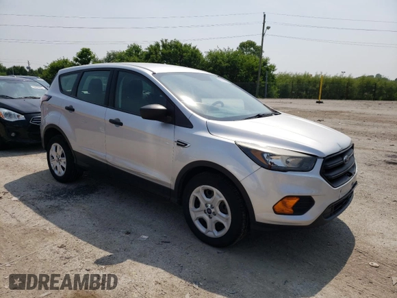2018 Ford Escape S with VIN 1FMCU0F73JUA70541, listed as a Copart auction lot 60305685 with 92,400 mi miles and Salvage title. Bid and sale history available at DreamBid. Image 4.