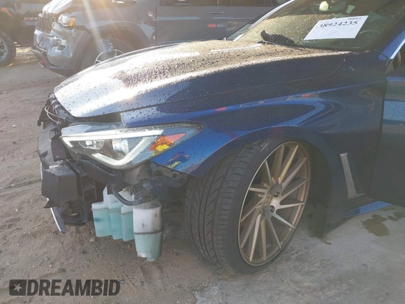 2017 Infiniti Q60 Sport with VIN JN1EV7EL6HM554007, listed as a IAAI auction lot 38924235 with 99,776 mi miles and . Bid and sale history available at carsss.com. Image 19.