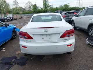 2010 Lexus IS 350 C with VIN JTHFE2C27A2501055, listed as a IAAI auction lot 42149205 with 123,778 mi miles and . Bid and sale history available at DreamBid. Image 17.