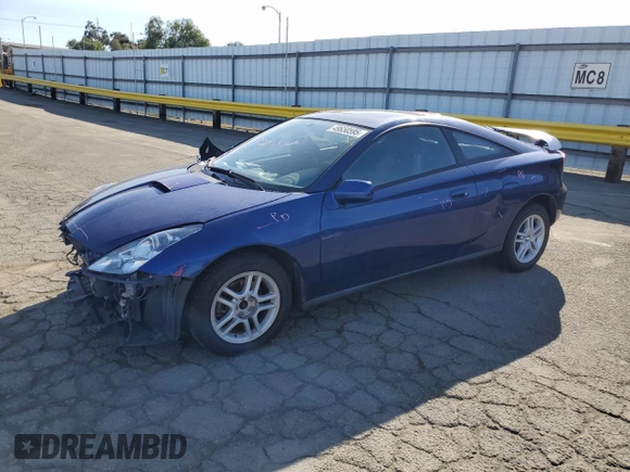 2003 Toyota Celica GT with VIN JTDDR32TX30161248, listed as a Copart auction lot 49650595 with 179,616 mi miles and Salvage Title. Bid and sale history available at DreamBid. Image 1.