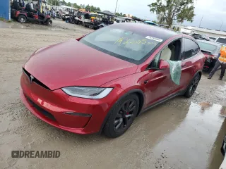 2024 Tesla Model X Plaid with VIN 7SAXCBE63RF449074, listed as a Copart auction lot 74250564 with Not Provided miles and Non Repairable. Bid and sale history available at DreamBid. Image 1.