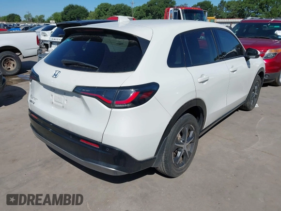 2023 Honda HR-V EX-L with VIN 3CZRZ1H72PM710748, listed as a IAAI auction lot 42065207 with 16,611 mi miles and . Bid and sale history available at DreamBid. Image 4.