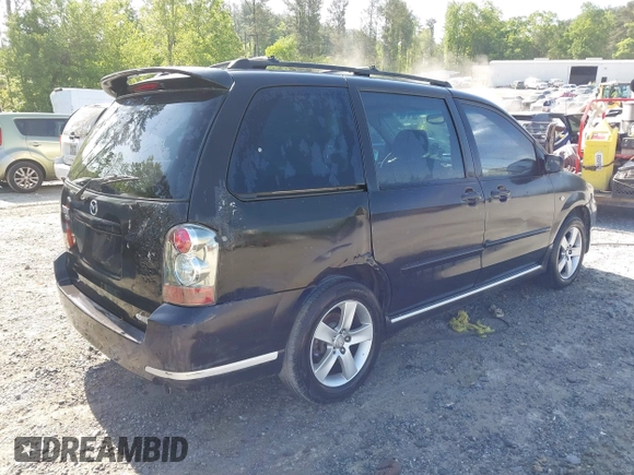 2004 Mazda MPV ES with VIN JM3LW28J840510744, listed as a IAAI auction lot 42052869 with 269,958 mi miles and . Bid and sale history available at carsss.com. Image 4.