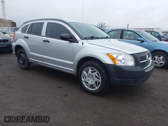 2007 Dodge Caliber SXT with VIN 1B3HB48BX7D379555, listed as a IAAI auction lot 41806050 with 99,662 mi miles and . Bid and sale history available at DreamBid. Image 1.