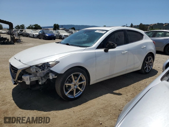 2016 Mazda 3 S Touring with VIN JM1BM1M32G1355182, listed as a Copart auction lot 61582365 with 144,159 mi miles and Salvage title. Bid and sale history available at DreamBid. Image 1.