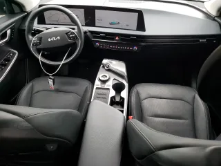 2022 Kia EV6 Wind with VIN KNDC34LA9N5059834, listed as a Copart auction lot 54963404 with 52,622 mi miles and Salvage Title. Bid and sale history available at carsss.com. Image 8.