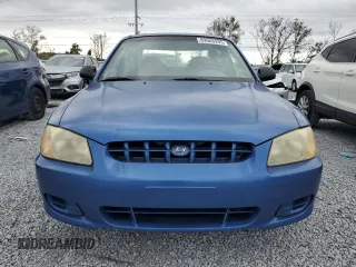 2002 Hyundai Accent GL with VIN KMHCG45C82U355914, listed as a Copart auction lot 89006295 with 60,907 mi miles and Clean Title. Bid and sale history available at carsss.com. Image 5.