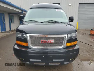 2018 GMC Savana Cargo Van with VIN 1GTW7BFG5J1160683, listed as a Copart auction lot 53020075 with 81,359 mi miles and Salvage Title. Bid and sale history available at carsss.com. Image 5.