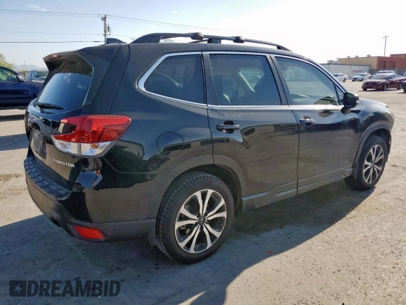 2021 Subaru Forester Limited with VIN JF2SKAUC7MH551239, listed as a Copart auction lot 63401825 with 42,104 mi miles and Salvage title. Bid and sale history available at DreamBid. Image 3.