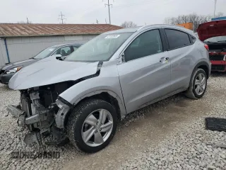 2020 Honda HR-V EX with VIN 3CZRU6H53LM709726, listed as a Copart auction lot 45102805 with 87,240 mi miles and Salvage Title. Bid and sale history available at carsss.com. Image 1.