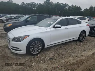 2015 Hyundai Genesis 3.8L z VIN KMHGN4JEXFU027074, wystawiony jako Copart lot #59288515 z przebiegiem 193 825 mil mil oraz Czysty tytuł • Clean title. Historia ofert i sprzedaży dostępna na DreamBid. Obrazek 1.