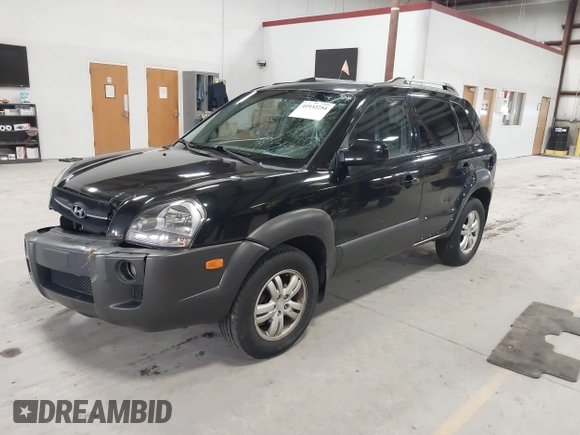 2007 Hyundai Tucson SE with VIN KM8JN12D07U568047, listed as a IAAI auction lot 41932254 with 160,052 mi miles. Bid and sale history available at carsss.com. Image 18.
