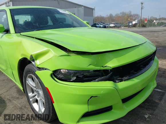 2019 Dodge Charger SXT with VIN 2C3CDXBGXKH713219, listed as a IAAI auction lot 41834667 with 119,798 mi miles. Bid and sale history available at carsss.com. Image 6.