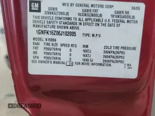 2006 Chevrolet Suburban LS with VIN 1GNFK16Z06J102005, listed as a Copart auction lot 75965374 with 144,031 mi miles and Salvage Title. Bid and sale history available at carsss.com. Image 13.