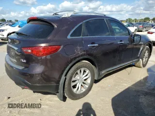 2012 Infiniti FX35 with VIN JN8AS1MW4CM151959, listed as a Copart auction lot 77681374 with 132,143 mi miles and Salvage Title. Bid and sale history available at carsss.com. Image 3.
