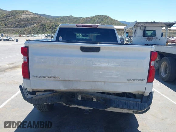 2020 Chevrolet Silverado 1500 Custom with VIN 1GCPWBEH1LZ296153, listed as a IAAI auction lot 41868438 with 115,232 mi miles. Bid and sale history available at carsss.com. Image 16.