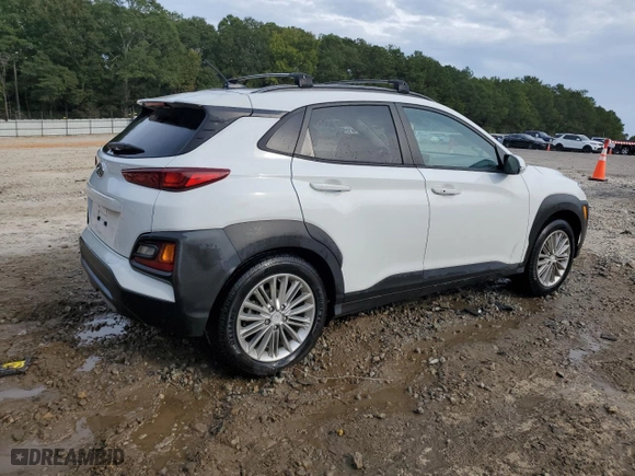 2021 Hyundai Kona SEL with VIN KM8K22AA1MU630349, listed as a Copart auction lot 73941114 with 71,557 mi miles and Salvage Title. Bid and sale history available at carsss.com. Image 3.