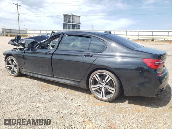 2016 BMW 7 Series 740i with VIN WBA7E2C59GG738509, listed as a Copart auction lot 52097993 with 0 mi miles. Bid and sale history available at carsss.com. Image 2.