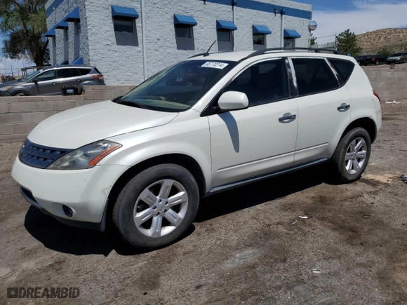 2007 Nissan Murano S with VIN JN8AZ08W17W621164, listed as a Copart auction lot 66770314 with 199,252 mi miles and Salvage Title. Bid and sale history available at carsss.com. Image 1.
