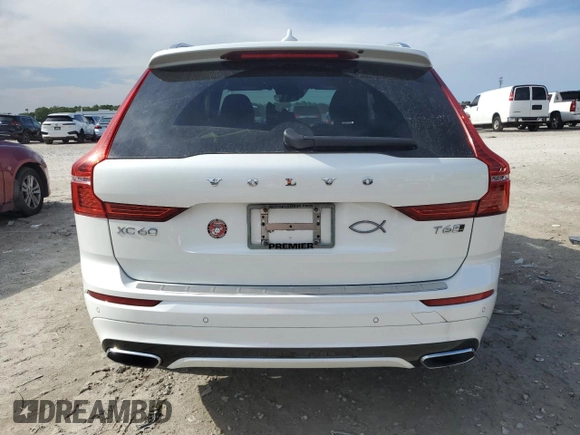 2018 Volvo XC60 R-Design with VIN YV4A22RM7J1011778, listed as a Copart auction lot 61620215 with 23,910 mi miles and Non repairable. Bid and sale history available at DreamBid. Image 6.