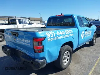 2024 Nissan Frontier S with VIN 1N6ED1CL3RN633594, listed as a IAAI auction lot 41743400 with 23,166 mi miles and . Bid and sale history available at DreamBid. Image 4.