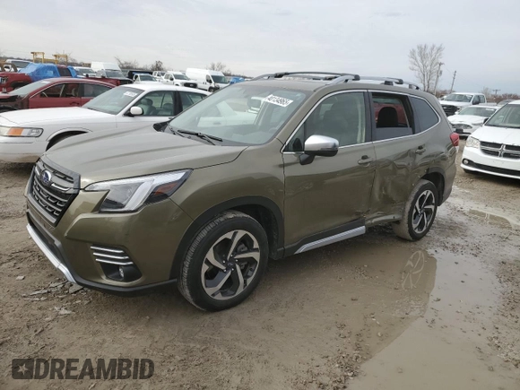 2023 Subaru Forester Touring with VIN JF2SKARC4PH524478, listed as a Copart auction lot 48134965 with 28,765 mi miles and Salvage Title. Bid and sale history available at carsss.com. Image 1.