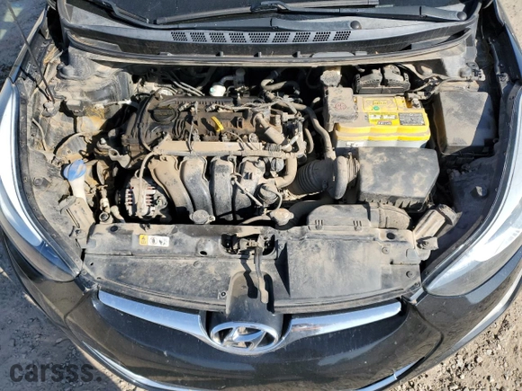 2014 Hyundai Elantra SE with VIN 5NPDH4AE7EH472525, listed as a Copart auction lot 48806745 with NaN miles and Salvage Title. Bid and sale history available at carsss.com. Image 12.