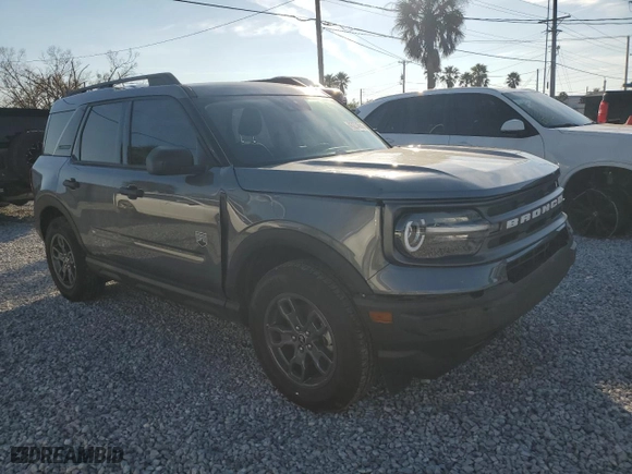 2024 Ford Bronco Sport Big Bend with VIN 3FMCR9B62RRE75943, listed as a Copart auction lot 43274655 with 10,458 mi miles and Salvage Title. Bid and sale history available at carsss.com. Image 4.