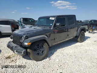 2023 Jeep Gladiator Sport z VIN 1C6HJTAG1PL577844, wystawiony jako Copart lot #73632474 z przebiegiem 20 527 mil mil oraz Szkoda całkowita • Salvage title. Historia ofert i sprzedaży dostępna na DreamBid. Obrazek 1.