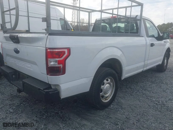 2019 Ford F-150 XL with VIN 1FTMF1CB5KKC45676, listed as a IAAI auction lot 41526334 with 220,464 mi miles. Bid and sale history available at carsss.com. Image 4.
