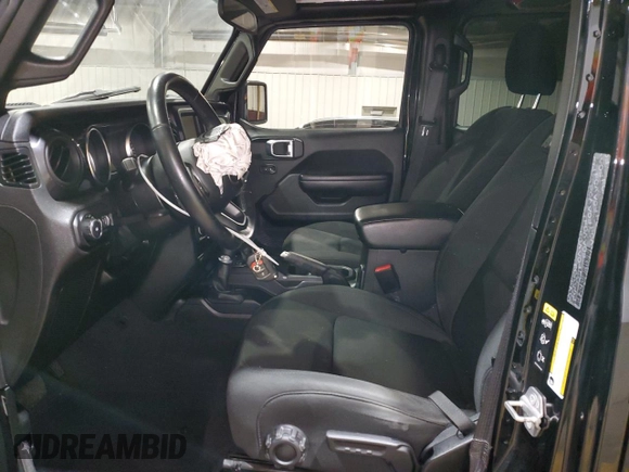 2021 Jeep Wrangler Unlimited Sport Altitude with VIN 1C4HJXDN0MW709609, listed as a Copart auction lot 84148934 with Not provided miles and Salvage title. Bid and sale history available at DreamBid. Image 7.