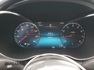 2022 Mercedes-Benz C 300 with VIN W1KWJ8DB3NG107789, listed as a Copart auction lot 59398755 with 63,435 mi miles and Salvage title. Bid and sale history available at DreamBid. Image 9.