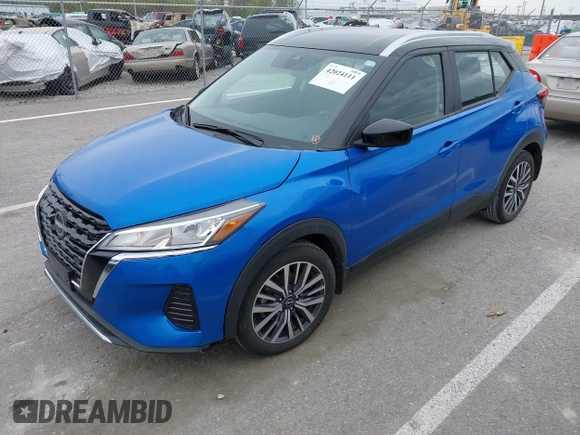2023 Nissan Kicks SV with VIN 3N1CP5CV4PL553358, listed as a IAAI auction lot 42024111 with 15,172 mi miles. Bid and sale history available at carsss.com. Image 19.