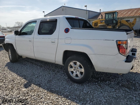 2008 Honda Ridgeline RTL with VIN 2HJYK16508H507621, listed as a Copart auction lot 52297925 with 201,558 mi miles and Salvage Title. Bid and sale history available at carsss.com. Image 2.