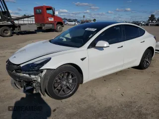 2021 Tesla Model 3 Standard Range Plus with VIN 5YJ3E1EA8MF074974, listed as a Copart auction lot 49626135 with 60,778 mi miles and Salvage Title. Bid and sale history available at carsss.com. Image 1.