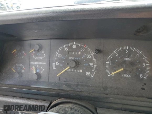 1988 Ford F-150 with VIN 1FTEF14YXJPA42338, listed as a Copart auction lot 56739775 with 58,947 mi miles and Salvage title. Bid and sale history available at DreamBid. Image 9.
