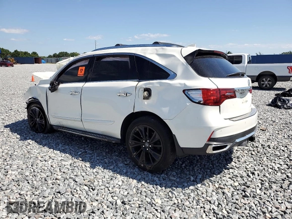 2017 Acura MDX Technology z VIN 5FRYD3H50HB001671, wystawiony jako Copart lot #52987475 z przebiegiem Nie podano mil oraz Szkoda całkowita • Salvage title. Historia ofert i sprzedaży dostępna na DreamBid. Obrazek 2.