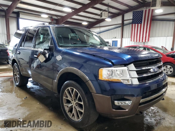 2017 Ford Expedition XLT with VIN 1FMJU1JT7HEA27861, listed as a Copart auction lot 63461285 with 149,393 mi miles and Salvage title. Bid and sale history available at DreamBid. Image 4.