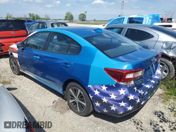 2023 Subaru Impreza Premium with VIN 4S3GKAV61P3600871, listed as a Copart auction lot 54478595 with 27,697 mi miles and Salvage title. Bid and sale history available at DreamBid. Image 2.