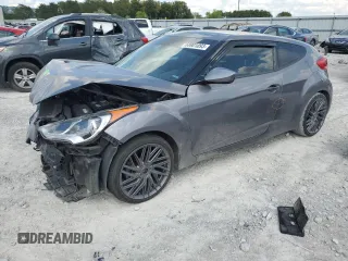 2014 Hyundai Veloster with VIN KMHTC6AD2EU216209, listed as a Copart auction lot 68901093 with 106,189 mi miles and Salvage title. Bid and sale history available at DreamBid. Image 1.