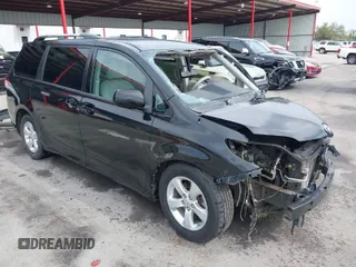 2013 Toyota Sienna LE AAS with VIN 5TDKK3DC9DS314497, listed as a IAAI auction lot 41895954 with 109,674 mi miles. Bid and sale history available at carsss.com. Image 1.