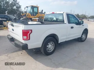 2017 Ford F-150 XL with VIN 1FTMF1C88HFC37836, listed as a IAAI auction lot 41464606 with 195,399 mi miles. Bid and sale history available at carsss.com. Image 4.